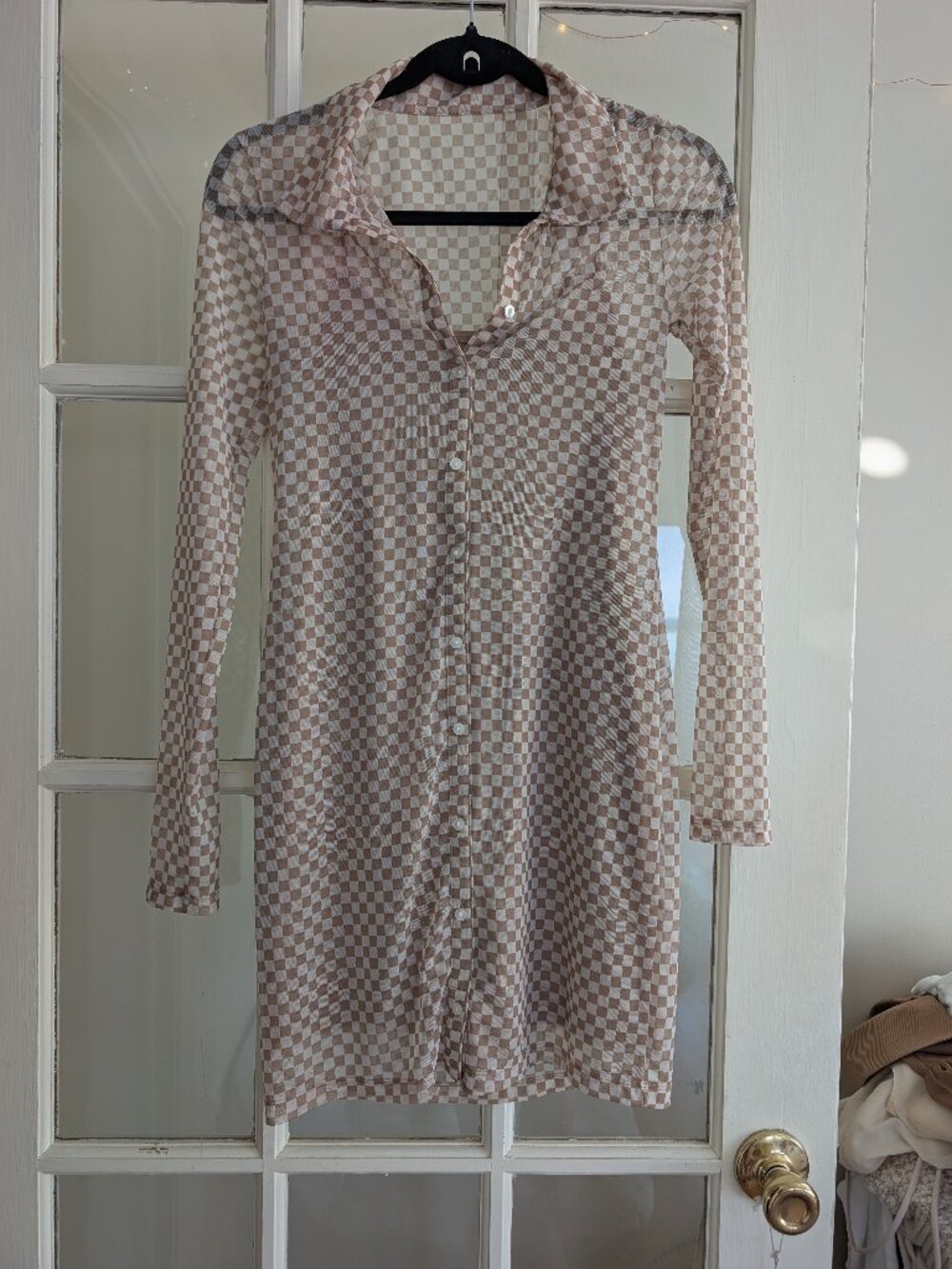 Abercrombie & Fitch Checker Dress